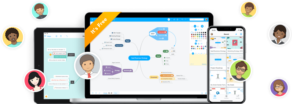 mindmapping; verschillende apps