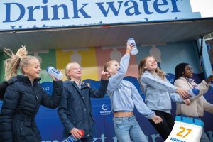 Nationale Kraanwaterdag. Deze dag staat in het teken van kraanwater als gezonde en duurzame dorstlesser met de boodschap ‘Water uit de kraan, goed gedaan!