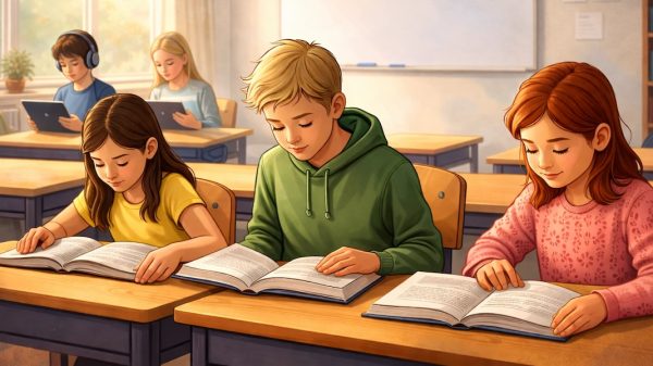 Schermen in klas
